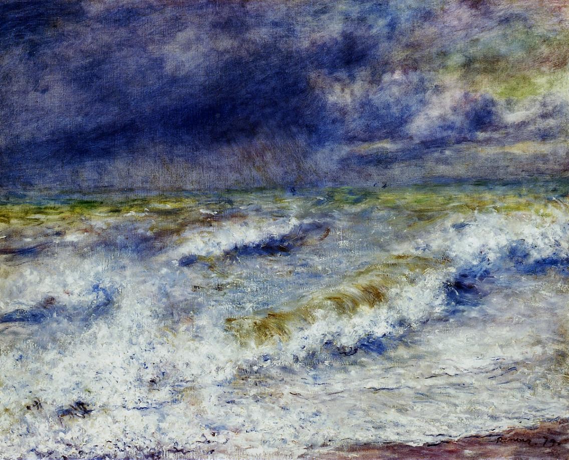 Seascape by Pierre-Auguste Renoir