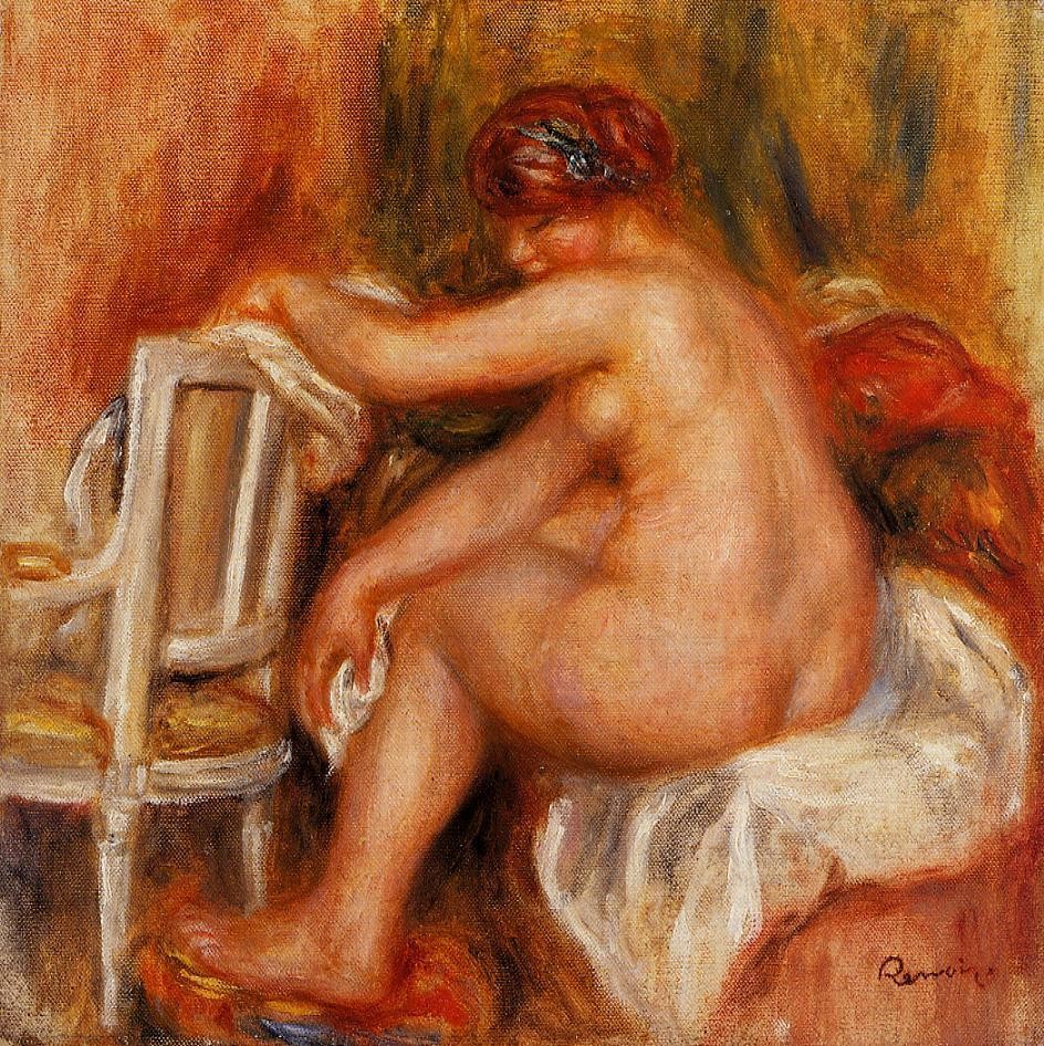 Seated Nude by Pierre-Auguste Renoir