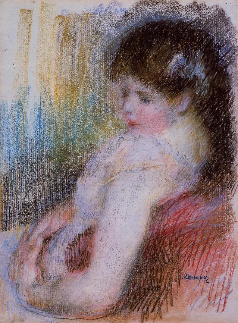 Seated Woman by Pierre-Auguste Renoir