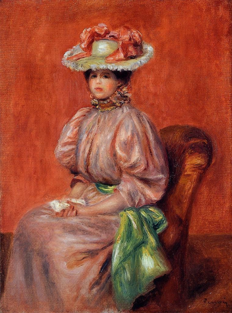 Seated Woman by Pierre-Auguste Renoir