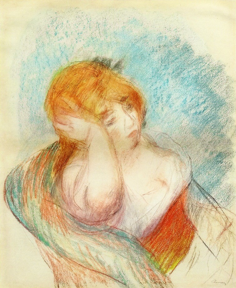 Seated Woman by Pierre-Auguste Renoir