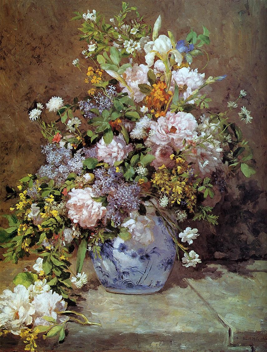 Spring Bouquet by Pierre-Auguste Renoir