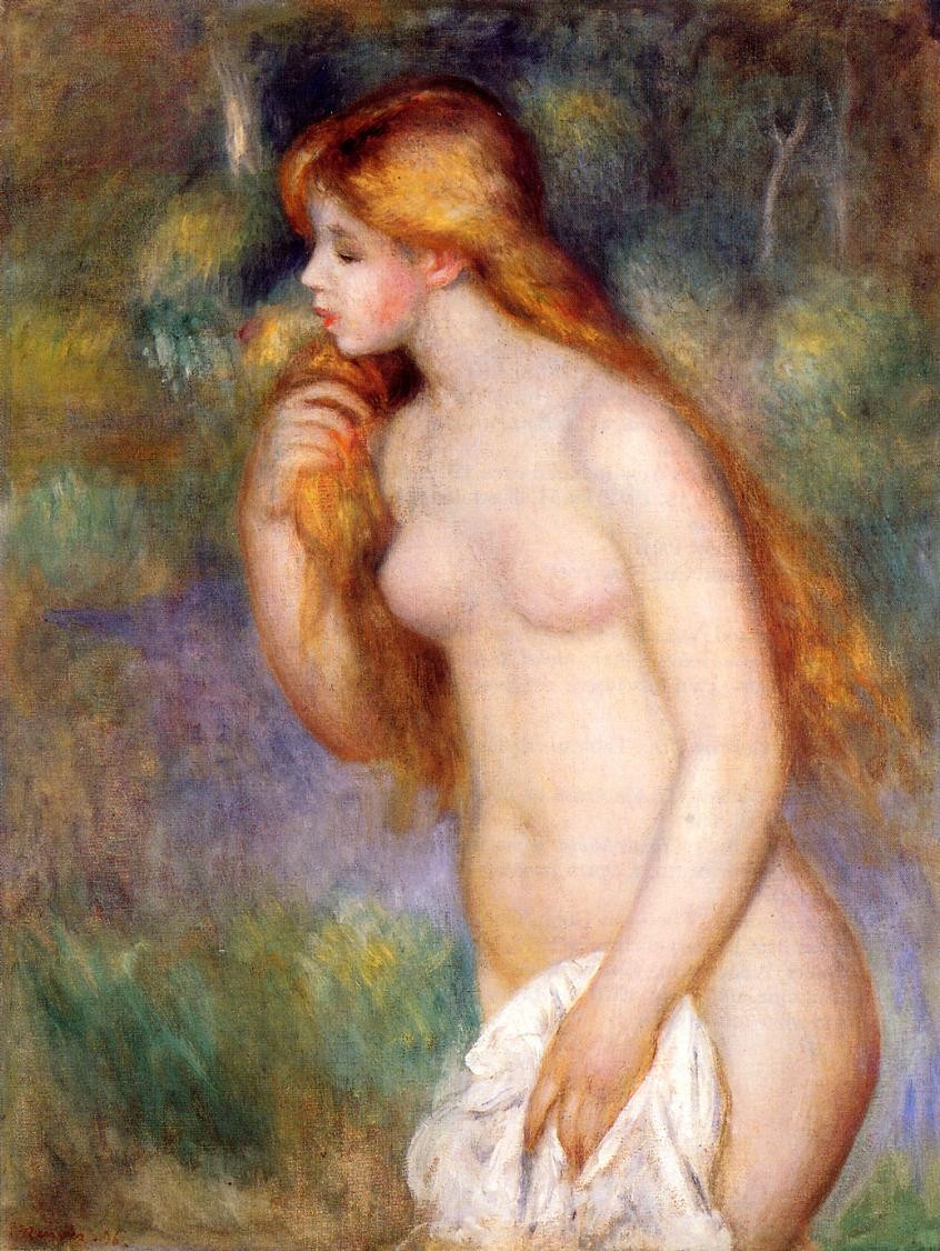 Standing Bather by Pierre-Auguste Renoir