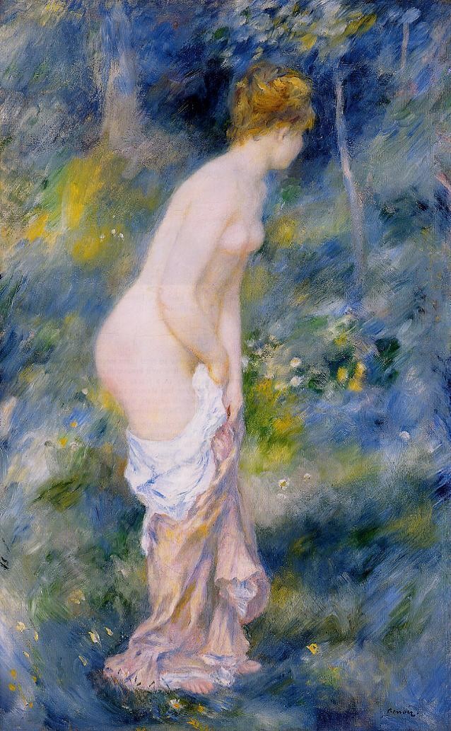Standing Bather by Pierre-Auguste Renoir