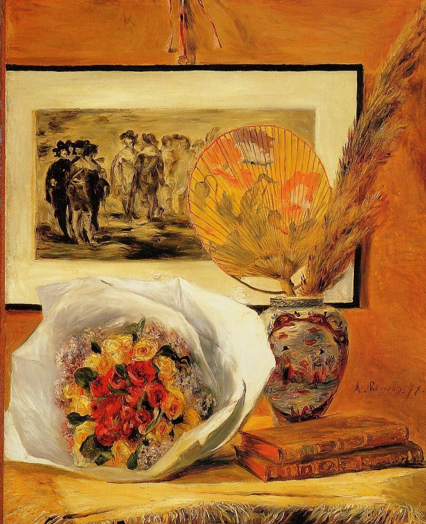 Still Life with Bouquet by Pierre-Auguste Renoir