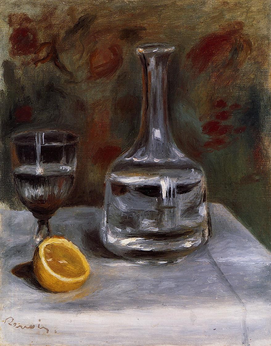 Still Life with Carafe by Pierre-Auguste Renoir