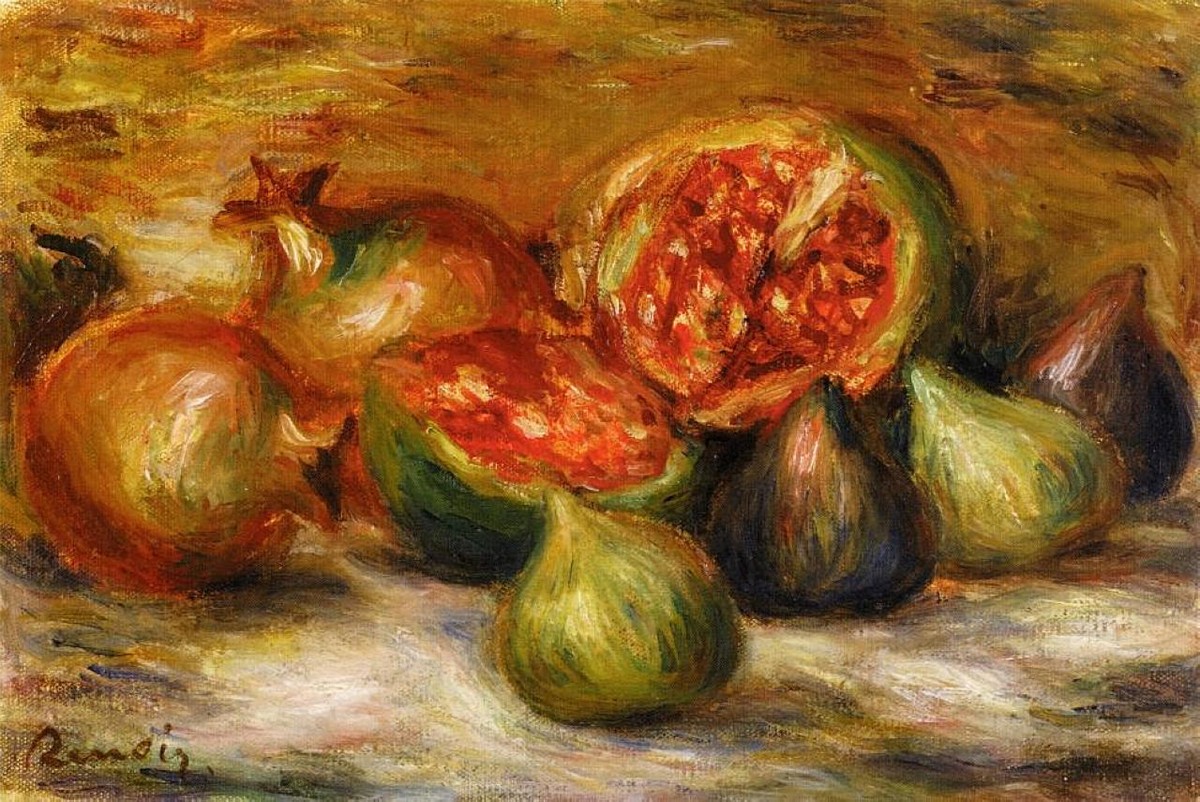 Still Life with Figs by Pierre-Auguste Renoir