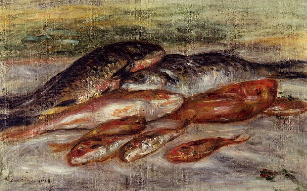 Still Life with Fish by Pierre-Auguste Renoir