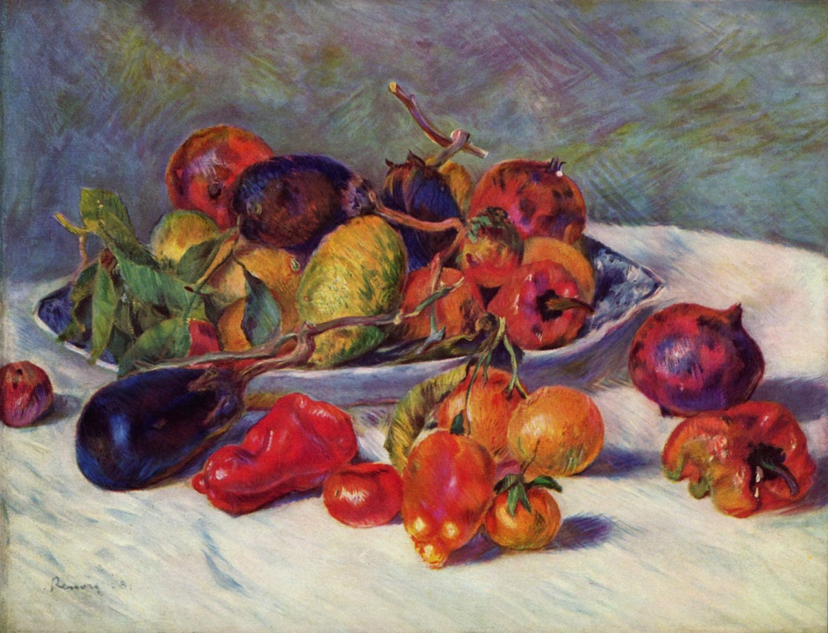 Still Life with Fruit by Pierre-Auguste Renoir