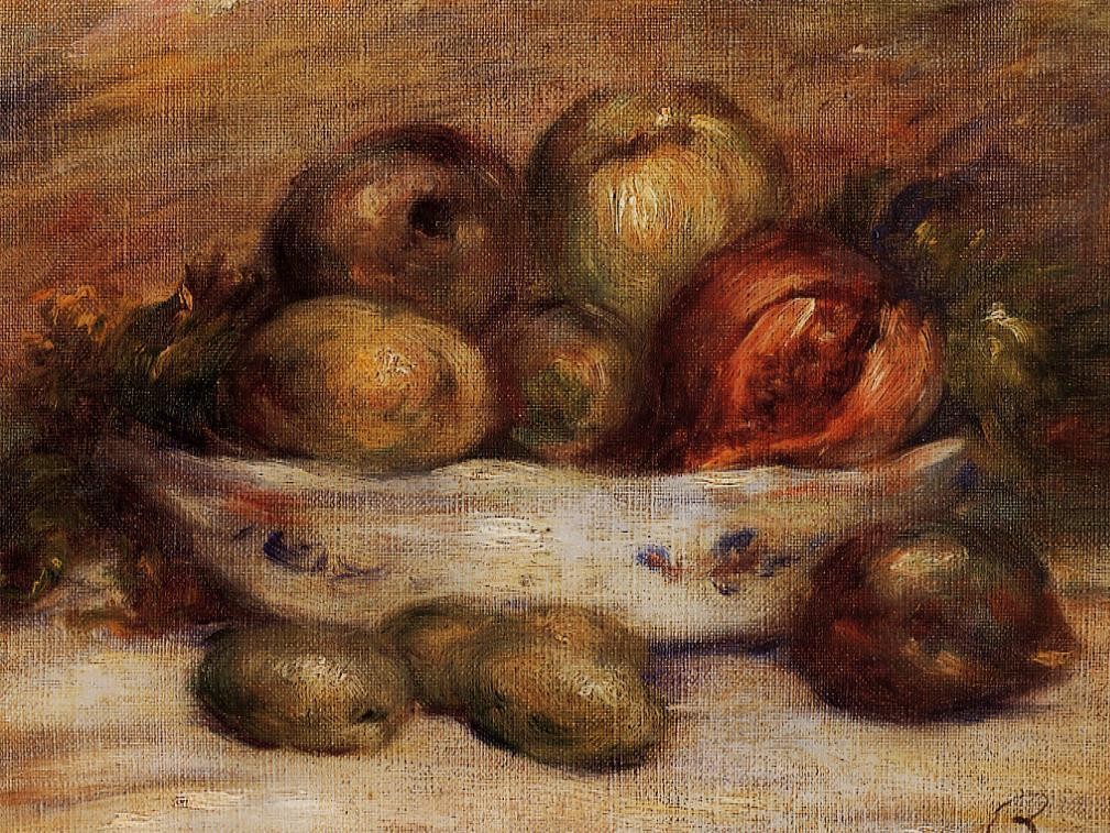 Still Life with Fruit by Pierre-Auguste Renoir