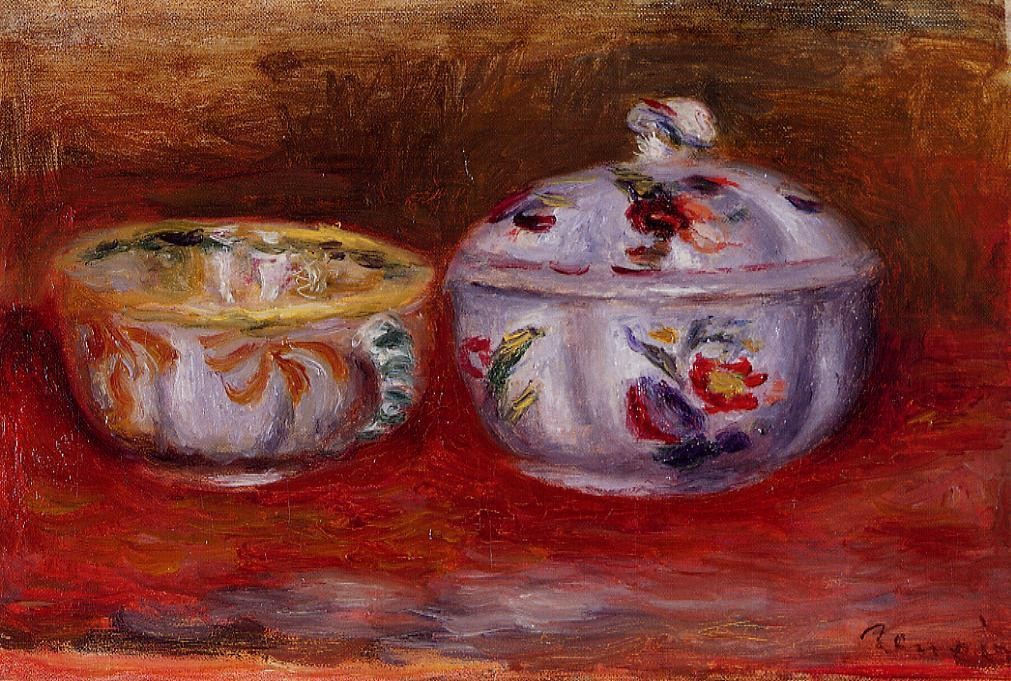 Still Life with Fruit Bowl by Pierre-Auguste Renoir