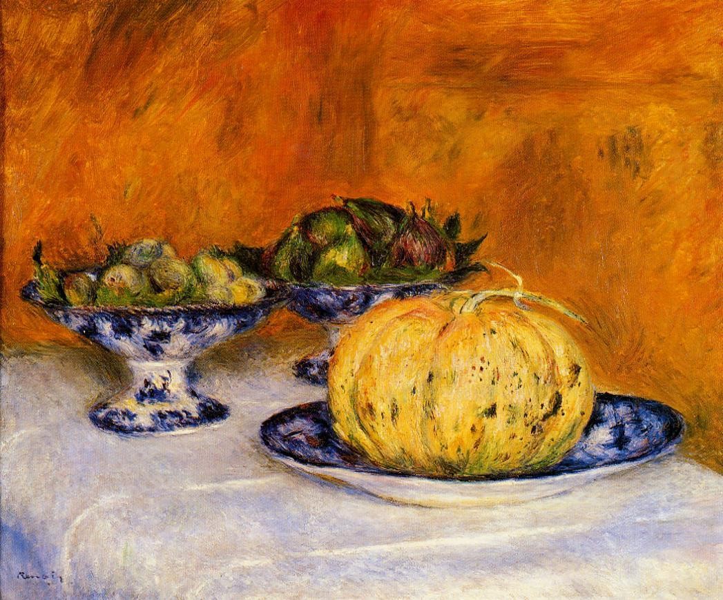 Still Life with Melon by Pierre-Auguste Renoir