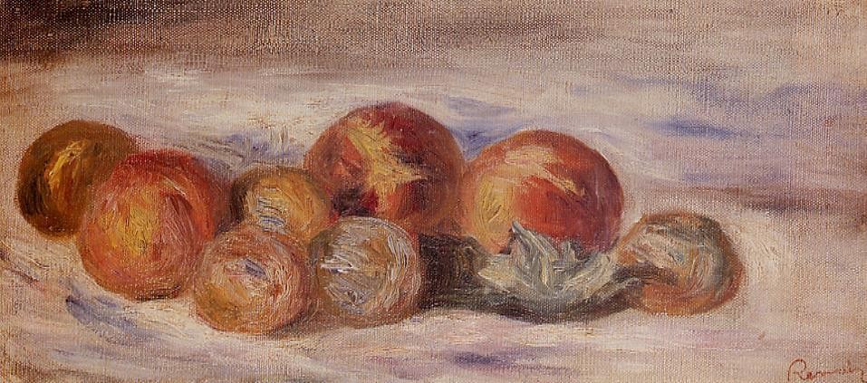 Still Life with Peaches by Pierre-Auguste Renoir