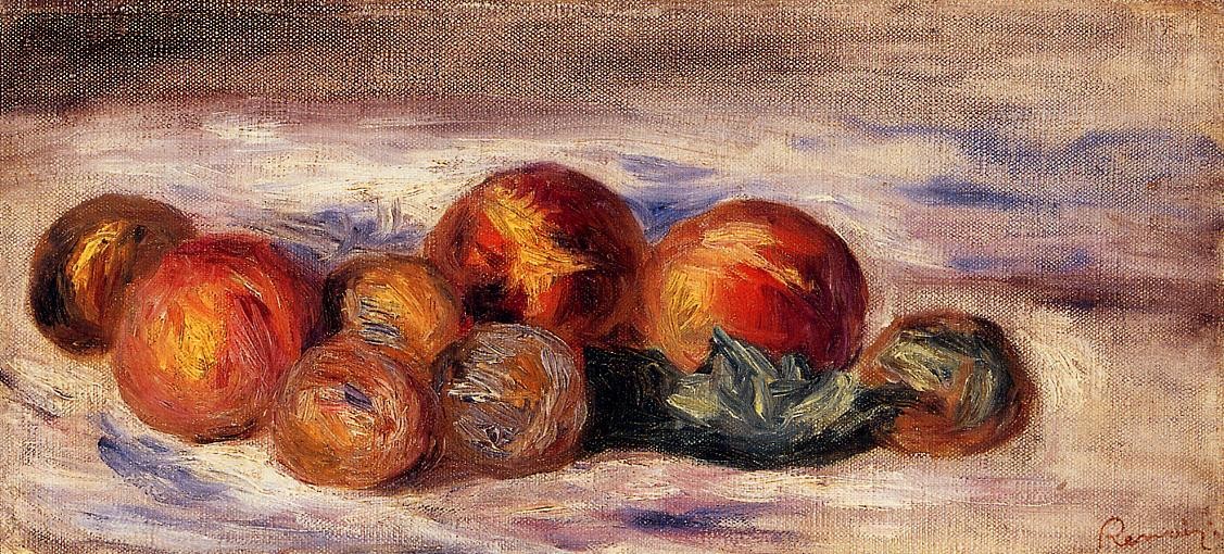 Still Life with Peaches by Pierre-Auguste Renoir