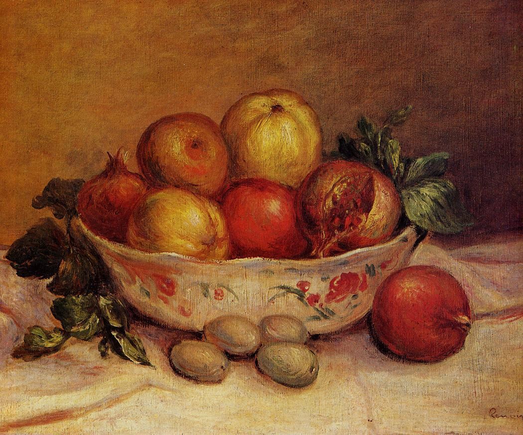Still Life with Pomegranates by Pierre-Auguste Renoir