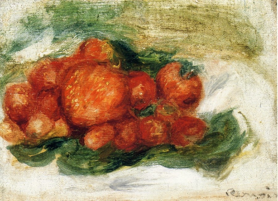 Still Life with Strawberries by Pierre-Auguste Renoir