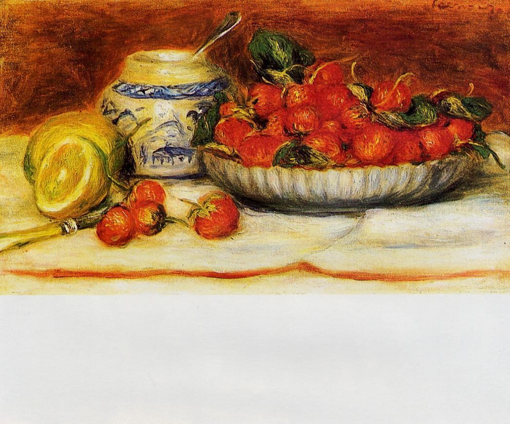 Strawberries by Pierre-Auguste Renoir