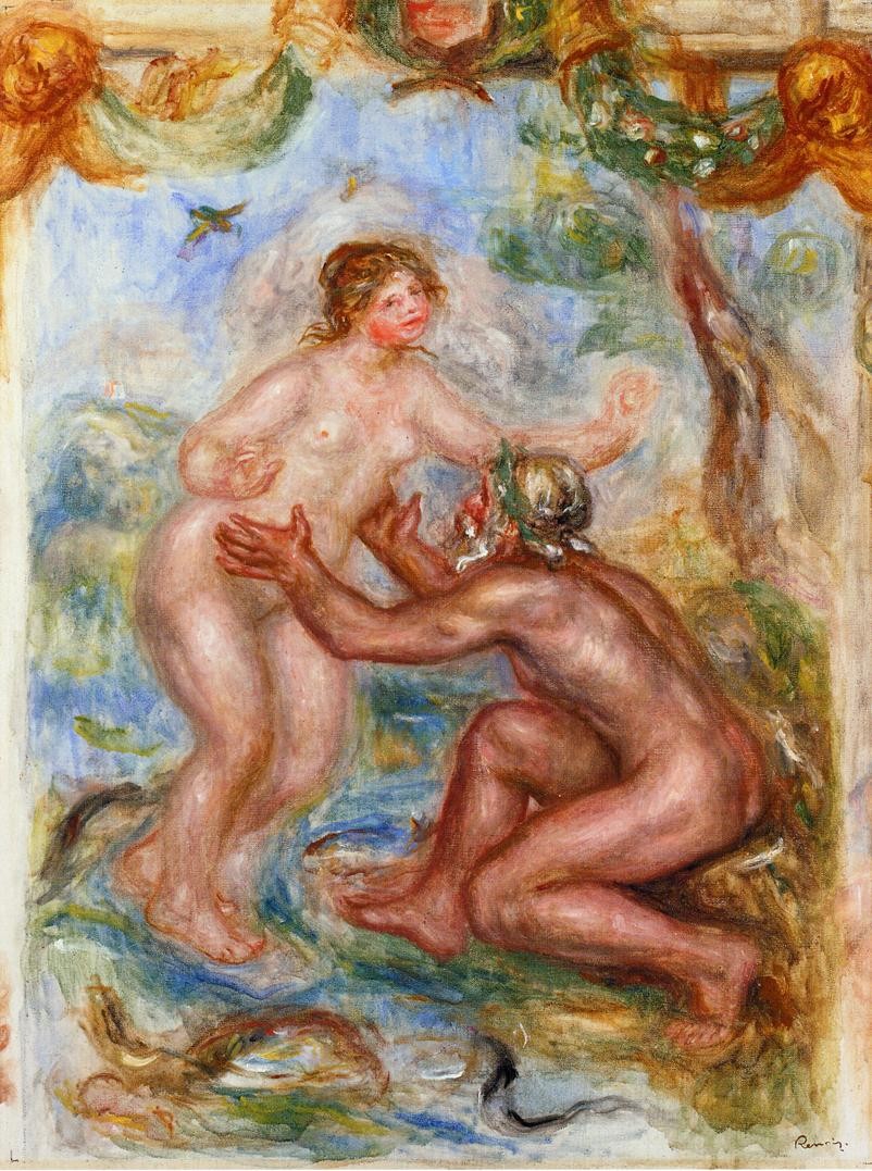 Study for The Saone Embraced by the Rhone by Pierre-Auguste Renoir