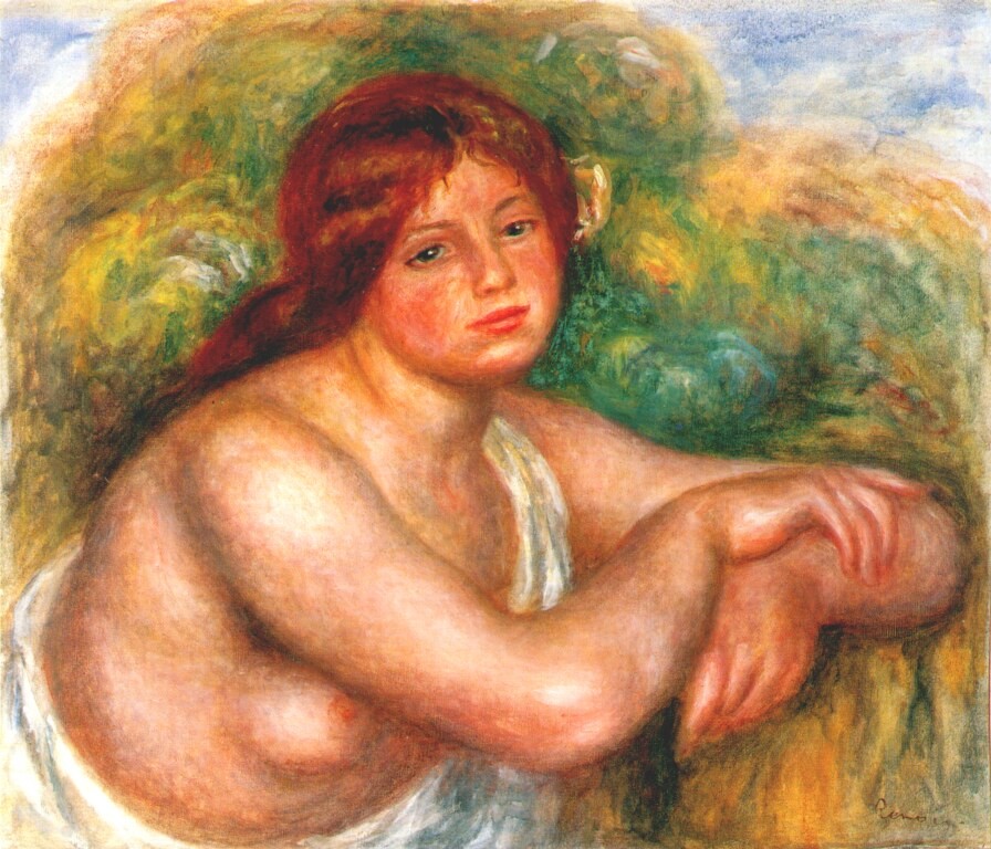 Study of a Nude by Pierre-Auguste Renoir