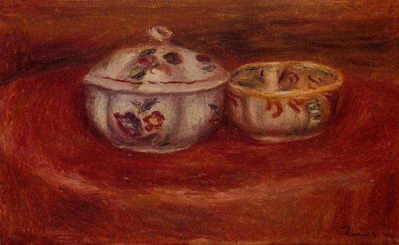 Sugar Bowl and Earthenware Bowl by Pierre-Auguste Renoir