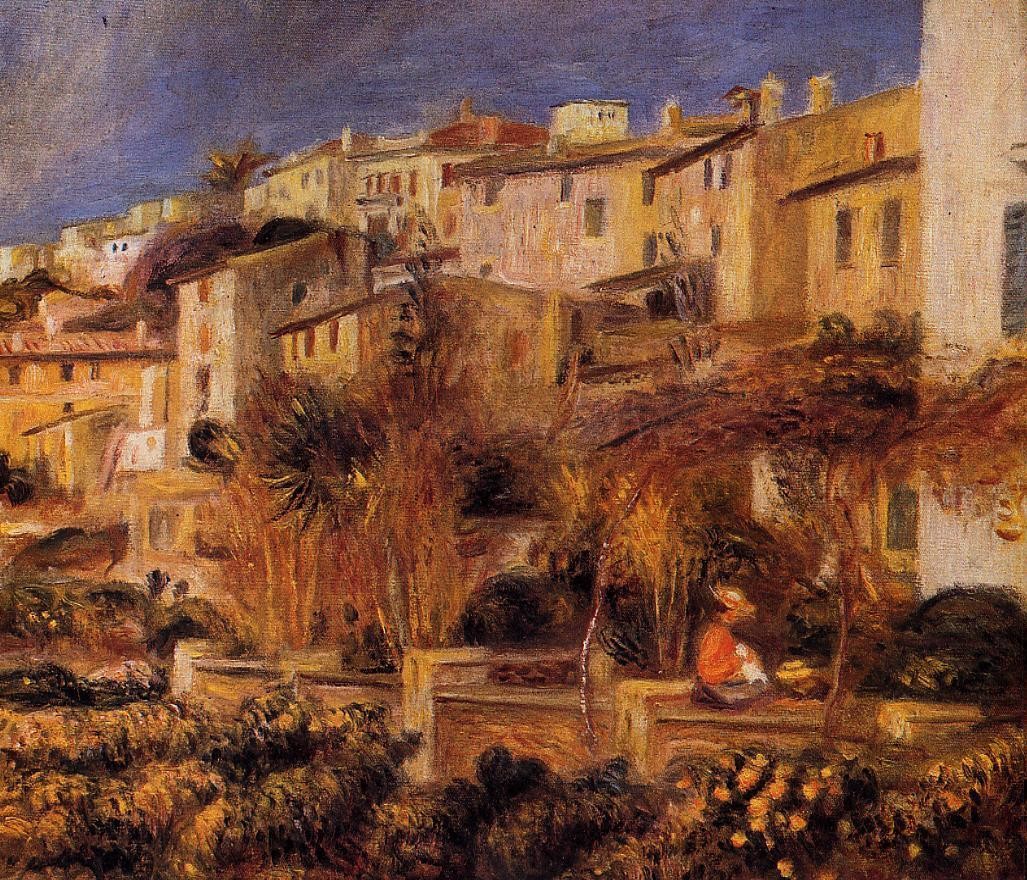 Terraces at Cagnes by Pierre-Auguste Renoir