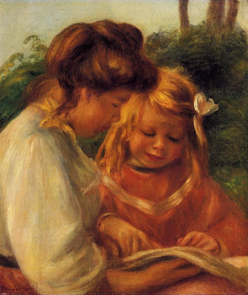 The Alphabet (Jean and Gabrielle) by Pierre-Auguste Renoir