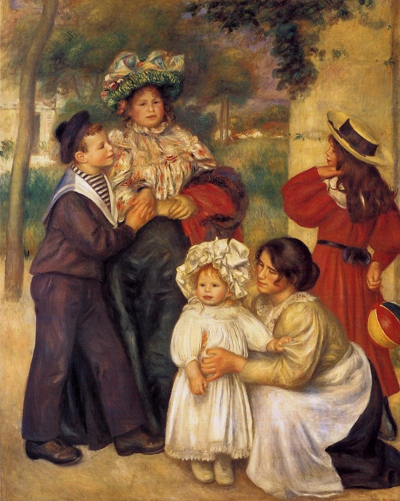 The Artist`s Family by Pierre-Auguste Renoir