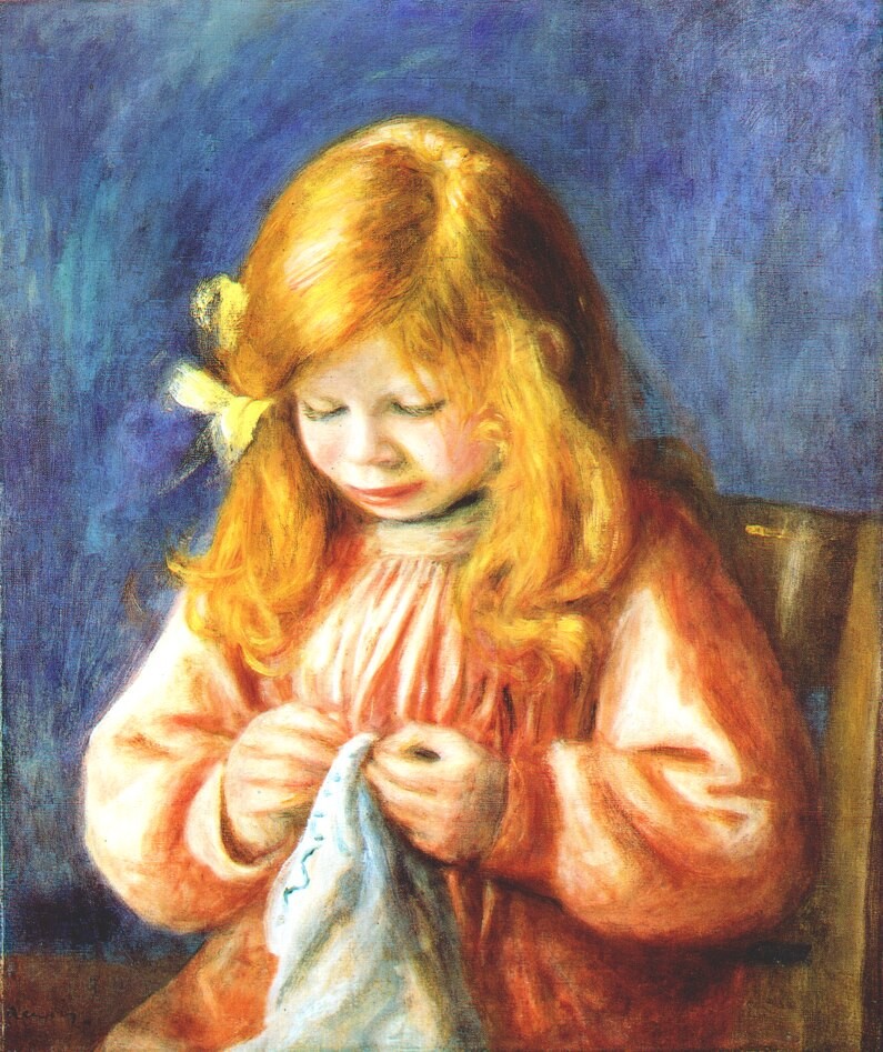 The artist's son jean by Pierre-Auguste Renoir