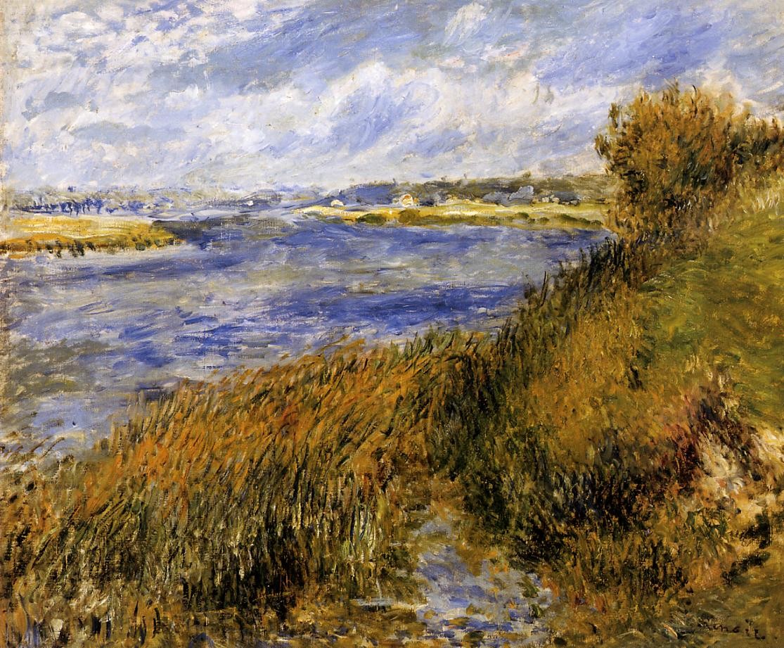 The Banks of the Seine at Champrosay by Pierre-Auguste Renoir