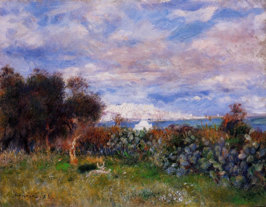 The Bay of Algiers by Pierre-Auguste Renoir