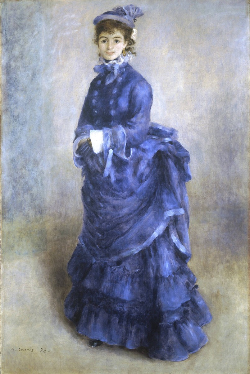 The Blue Lady by Pierre-Auguste Renoir