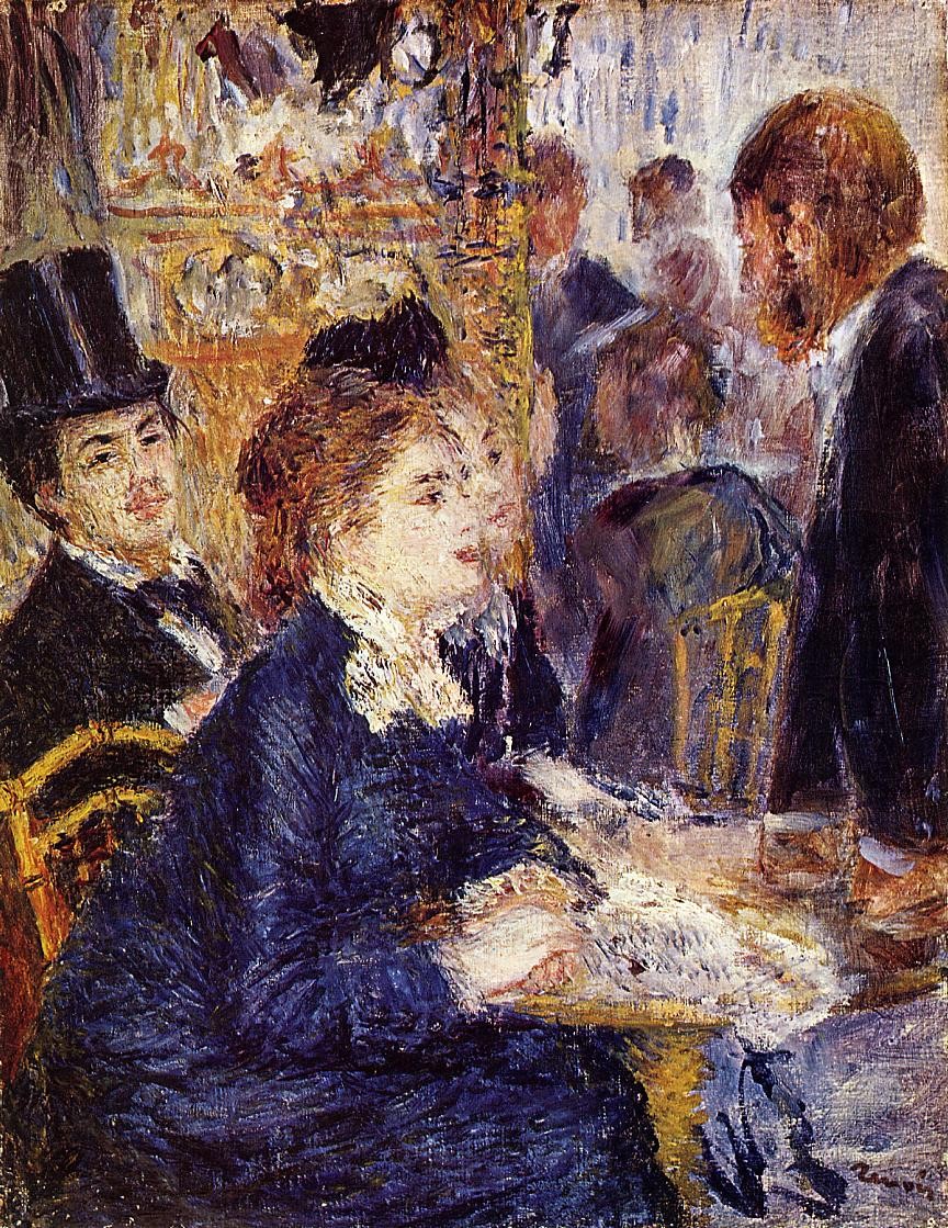 The Cafe by Pierre-Auguste Renoir