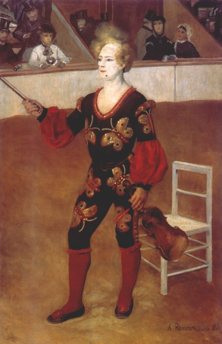 The Clown (James Bollinger Mazutreek) by Pierre-Auguste Renoir