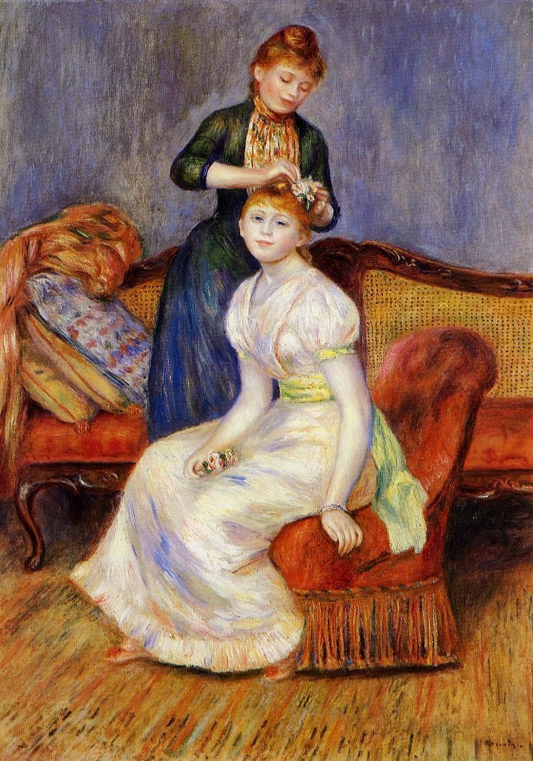 The Coiffure by Pierre-Auguste Renoir