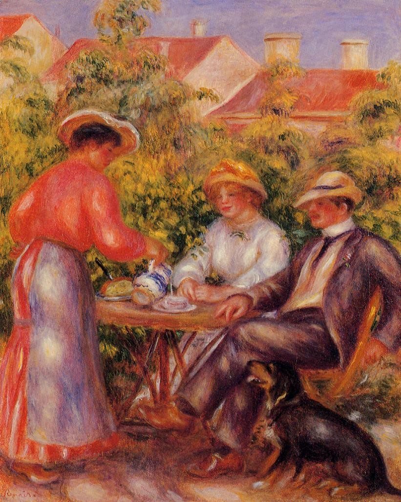 The Cup of Tea by Pierre-Auguste Renoir