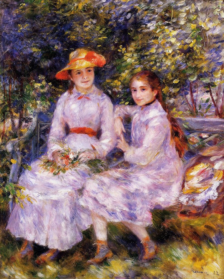 The Daughters of Paul Durand Ruel (Marie Theresa and Jeanne) by Pierre-Auguste Renoir