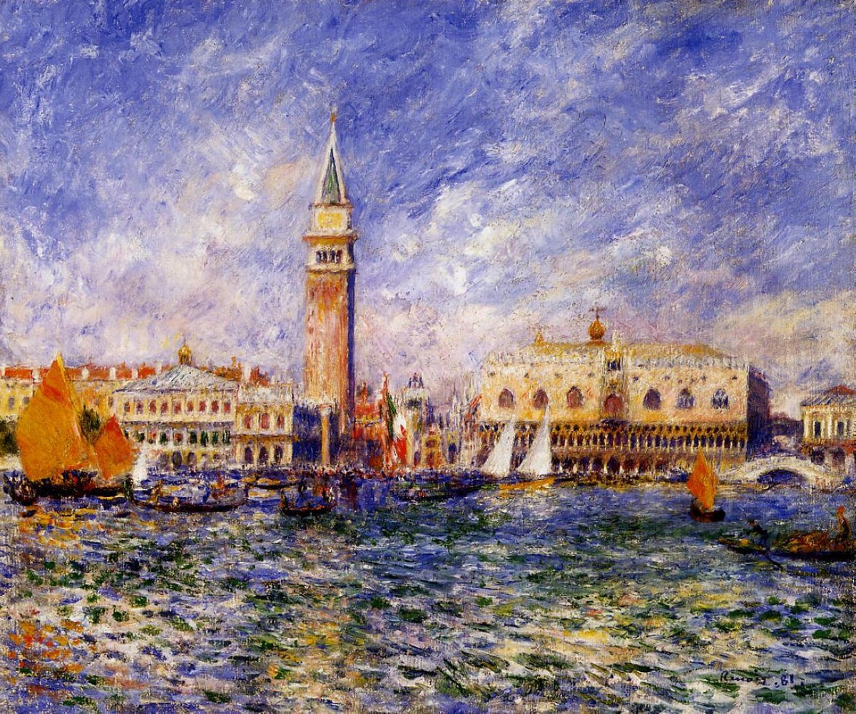 The Doges' Palace by Pierre-Auguste Renoir