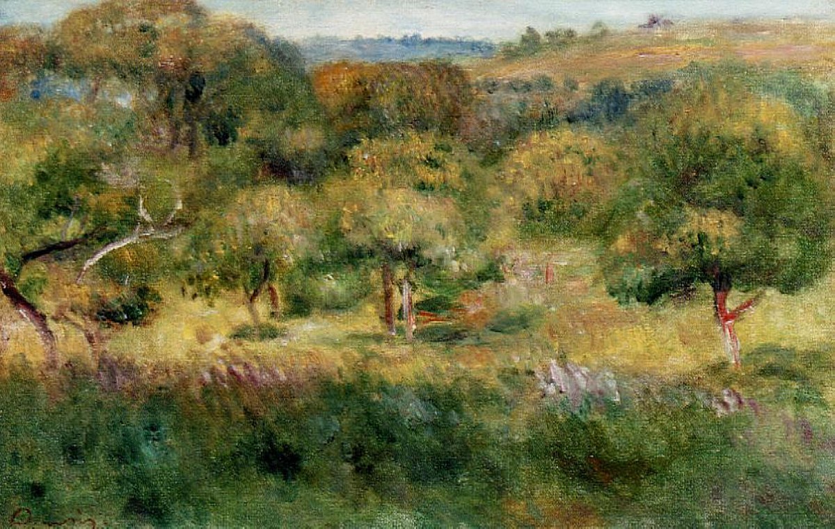 The Edge of the Forest in Brittany by Pierre-Auguste Renoir