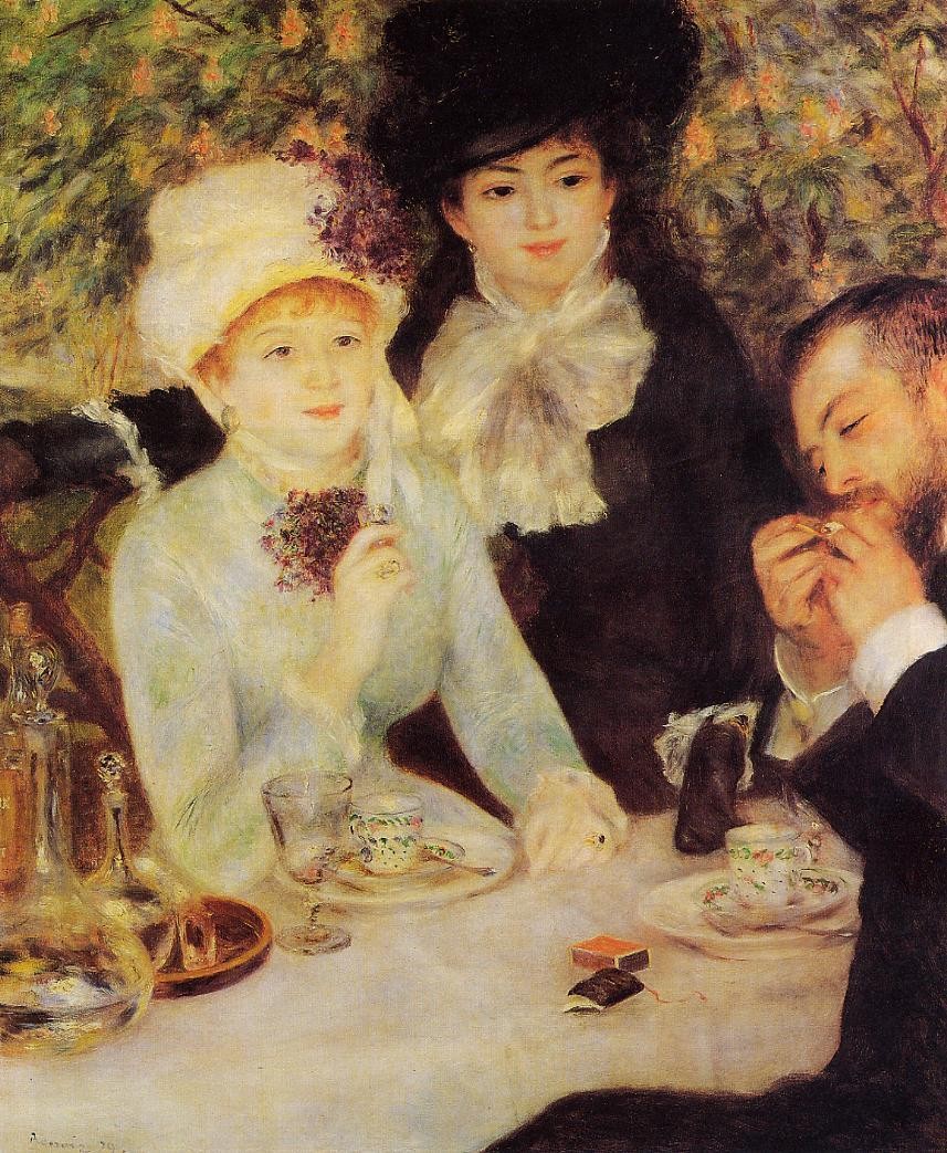 The End of Lunch by Pierre-Auguste Renoir