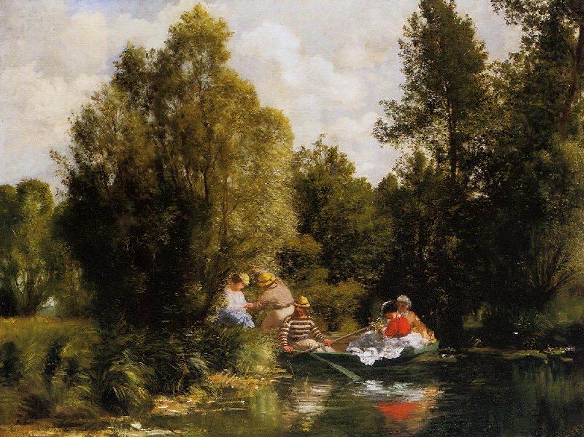 The Fairies Pond by Pierre-Auguste Renoir