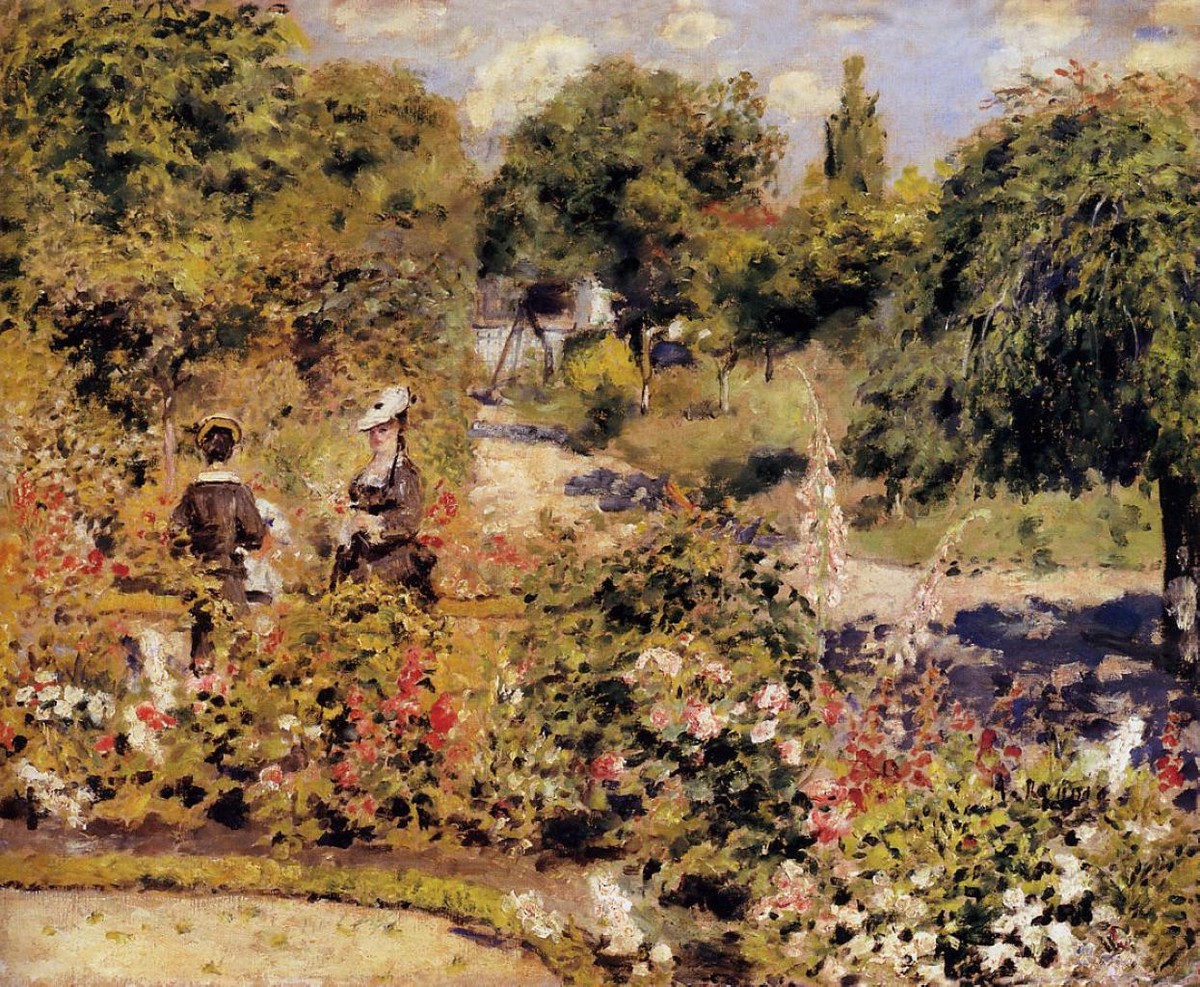 The Garden at Fontenay by Pierre-Auguste Renoir