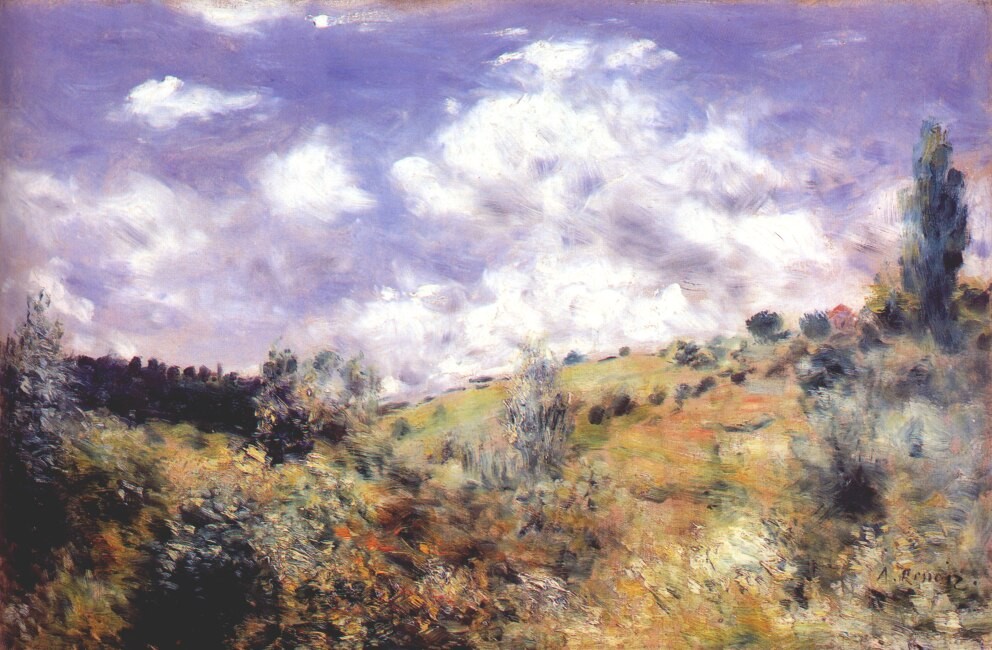 The Gust of Wind by Pierre-Auguste Renoir