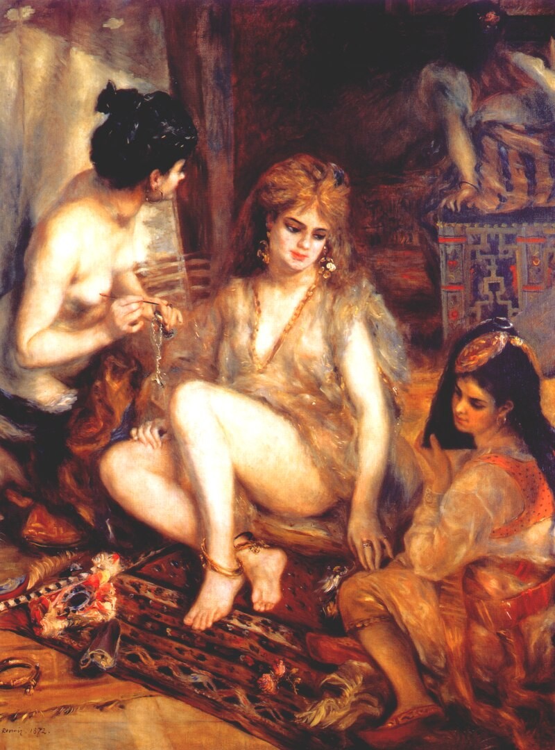 The Harem (Parisian Women Dressed as Algerians) by Pierre-Auguste Renoir