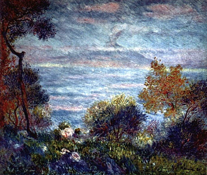 The head of Monte Sorrento by Pierre-Auguste Renoir