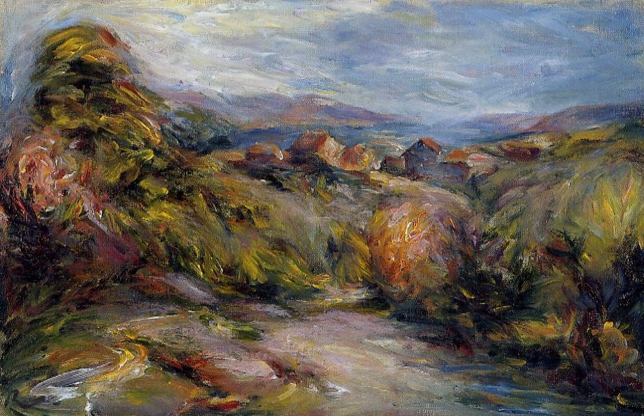 The Hills of Cagnes by Pierre-Auguste Renoir