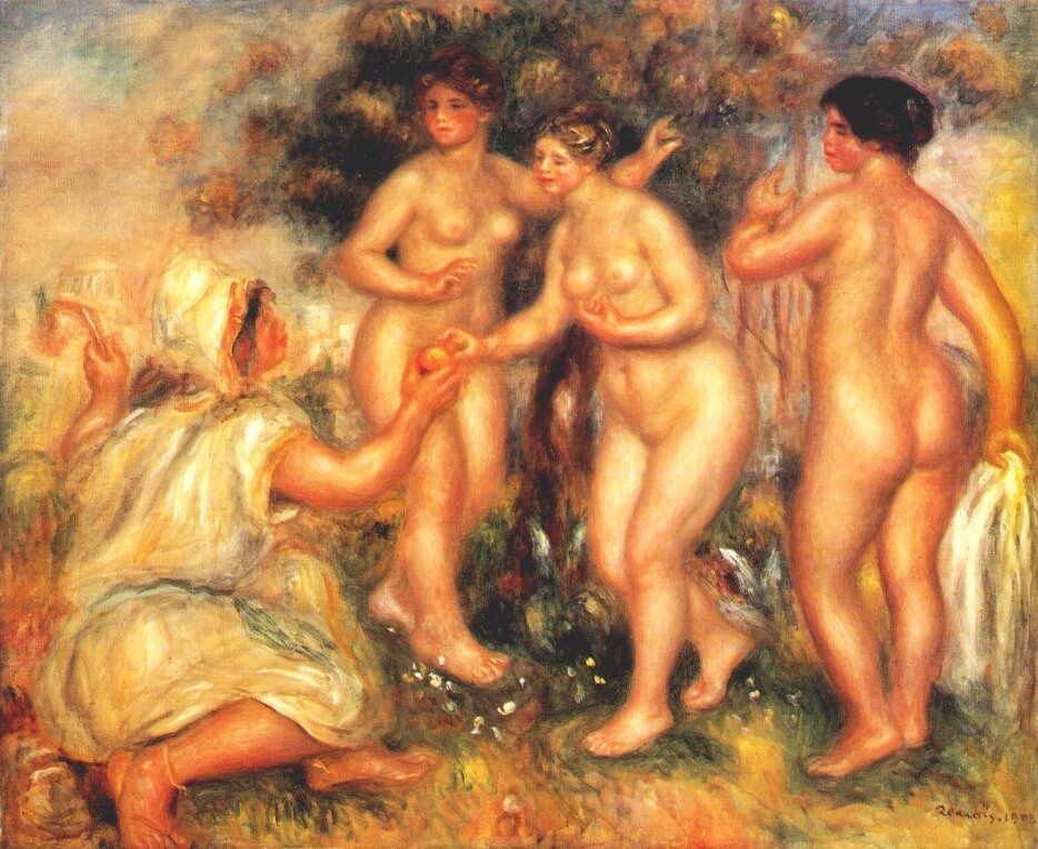 The judgment of Paris by Pierre-Auguste Renoir