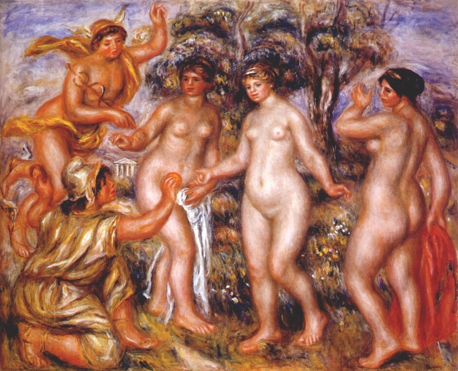The Judgment of Paris by Pierre-Auguste Renoir