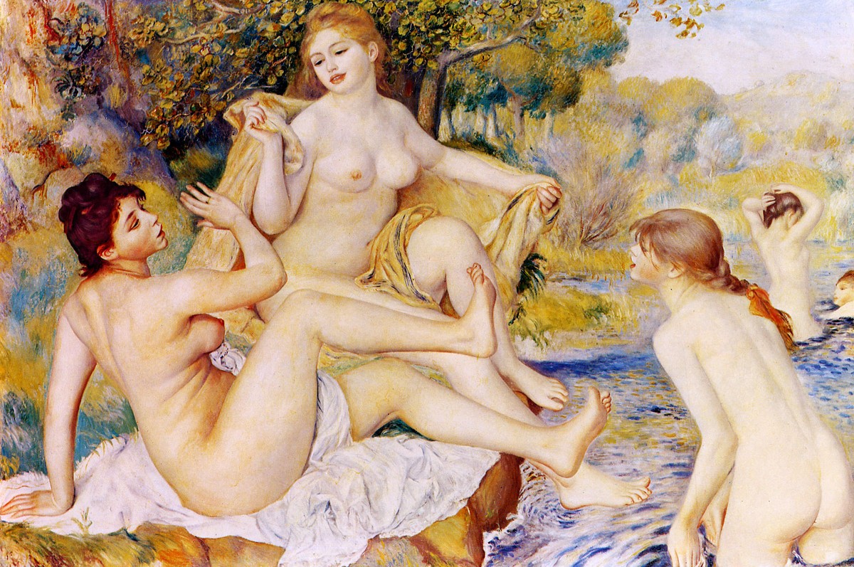 The Large Bathers by Pierre-Auguste Renoir