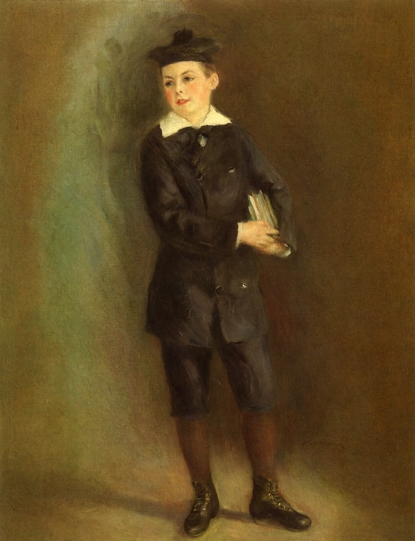 The Little School Boy by Pierre-Auguste Renoir
