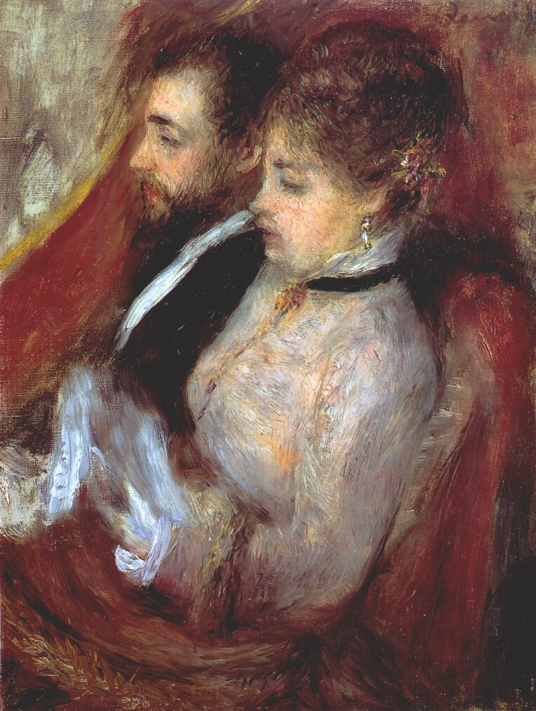 The little theater box by Pierre-Auguste Renoir